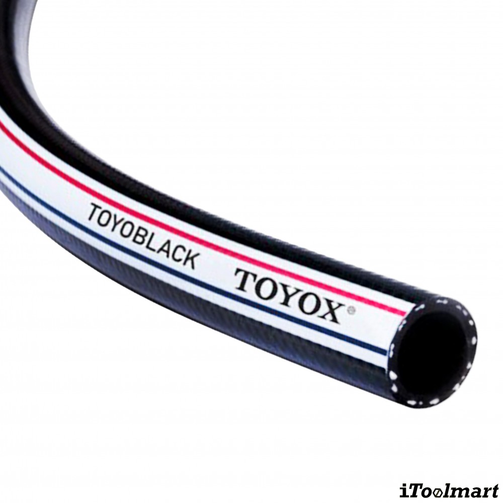 สายลม PVC TOYOX TBK 9 สายลมอเนกประสงค์ด้ายโพลีเอสเตอร์ถัก ขนาด 3 8 นิ้ว 1 เมตร