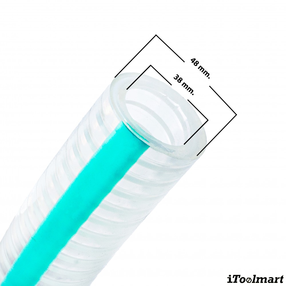 สายยางฟู้ดเกรด PVC TOYOX TGF 32 40 สายดูดอาหารอเนกประสงค์ขดพลาสติก ขนาด 1 1 4 นิ้ว1 เมตร