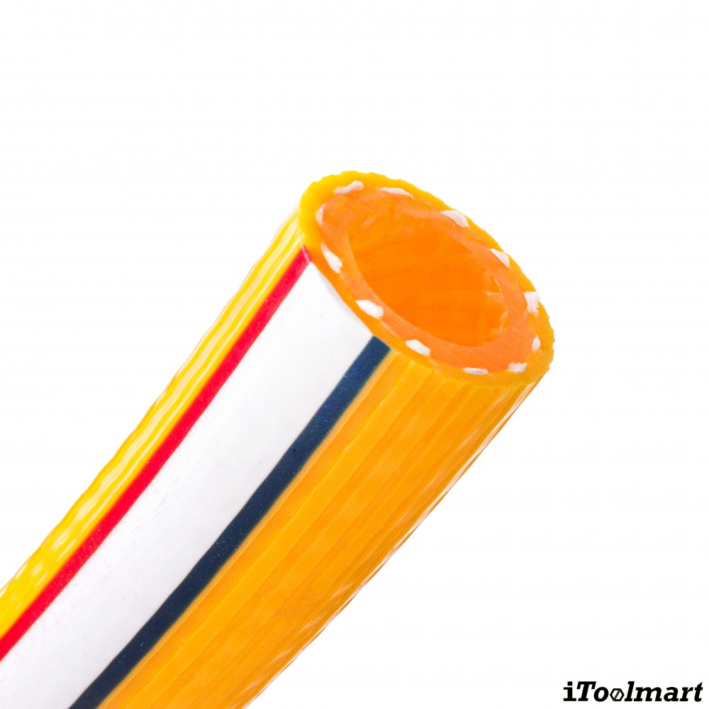สายลม PVC TOYOX RY สายลมด้ายโพลีเอสเตอร์ถัก ขนาด 1 เมตร   ม้วน 100 เมตร