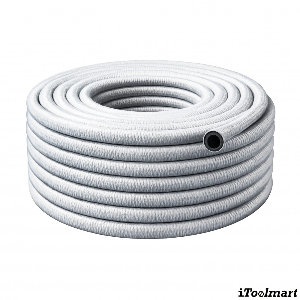 สายยาง PVC TOYOX HTD สายด้ายโพลีเอสเตอร์ถักเอ็นถักหุ้มฉนวนPE ขนาด 1 เมตร   ม้วน 50 เมตร