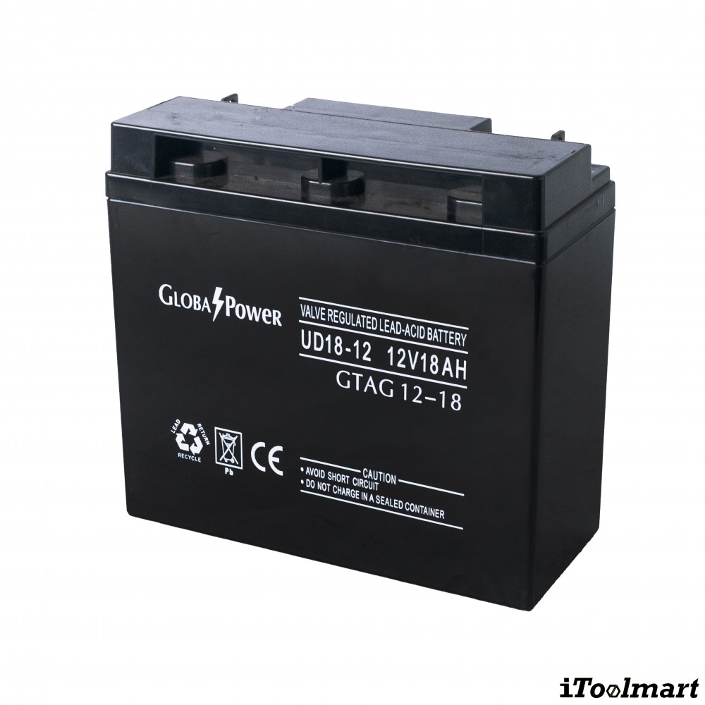 แบตเตอรี่แห้ง GLOBAL POWER GTAG 12 18 12V 18Ah AGM SERIES
