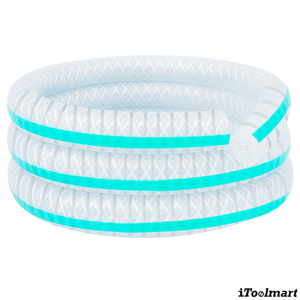 สายยางฟู้ดเกรด Silicone Rubber TOYOX TSIS 50 สายดูดด้ายโพลีเอสเตอร์ถักทนความร้อน ขนาด 2 นิ้ว ม้วน 5 เมตร