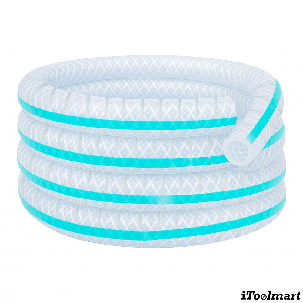 สายยางฟู้ดเกรด Silicone Rubber TOYOX TSIS 19 สายดูดด้ายโพลีเอสเตอร์ถักทนความร้อน ขนาด 3 4 นิ้ว ม้วน 10 เมตร