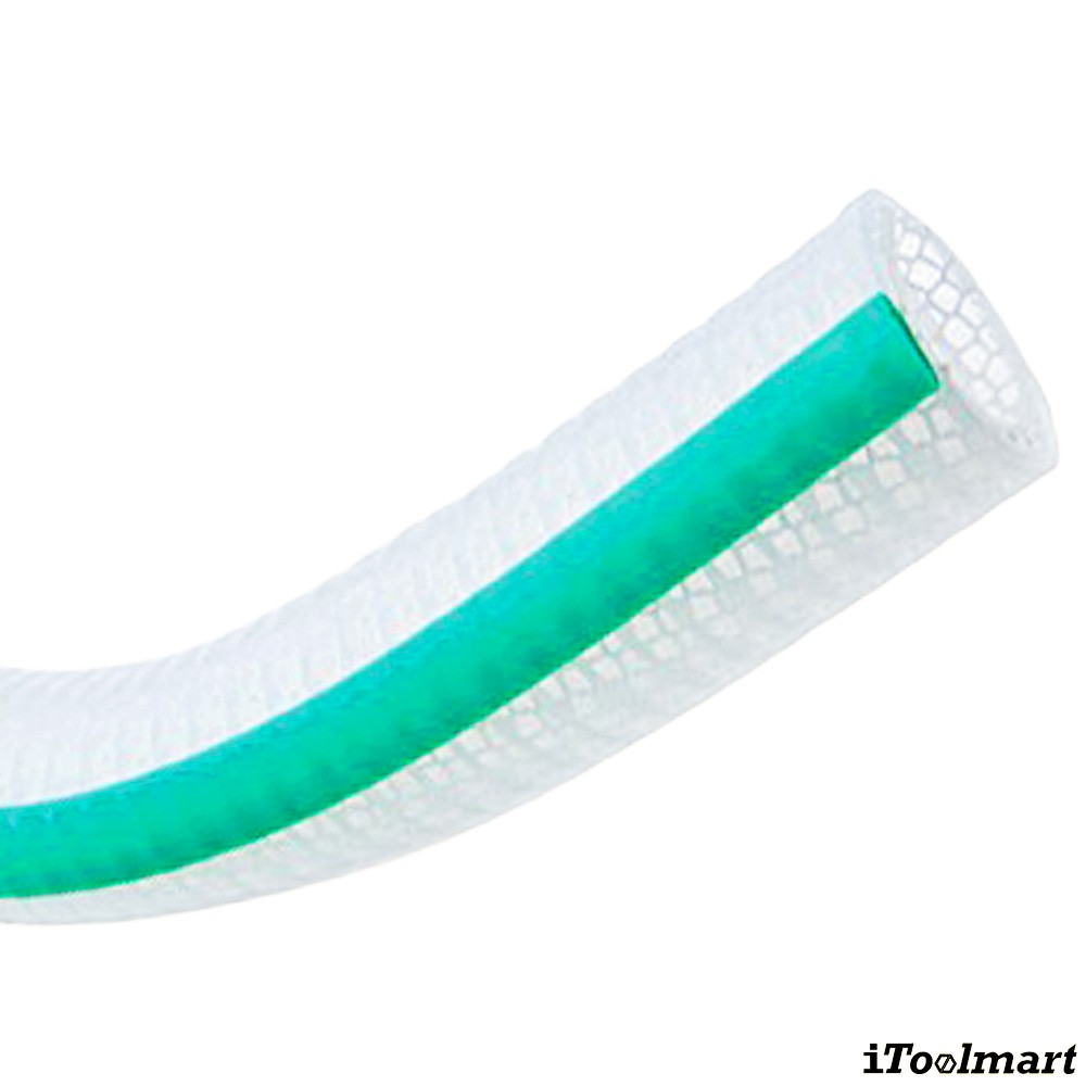 สายยางฟู้ดเกรด Silicone Rubber TOYOX HTSI สายดูดด้ายโพลีเอสเตอร์ถักทนความร้อนโค้งงอสูง 1เมตร ม้วน10เมตร