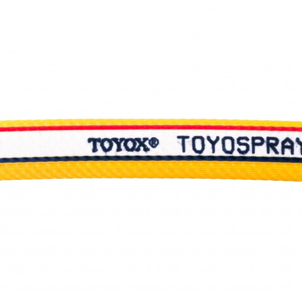 สายลม PVC TOYOX SP 8 สายลมด้ายโพลีเอสเตอร์ถักแรงดันสูง ขนาด 5 16 นิ้ว ม้วน 100 เมตร
