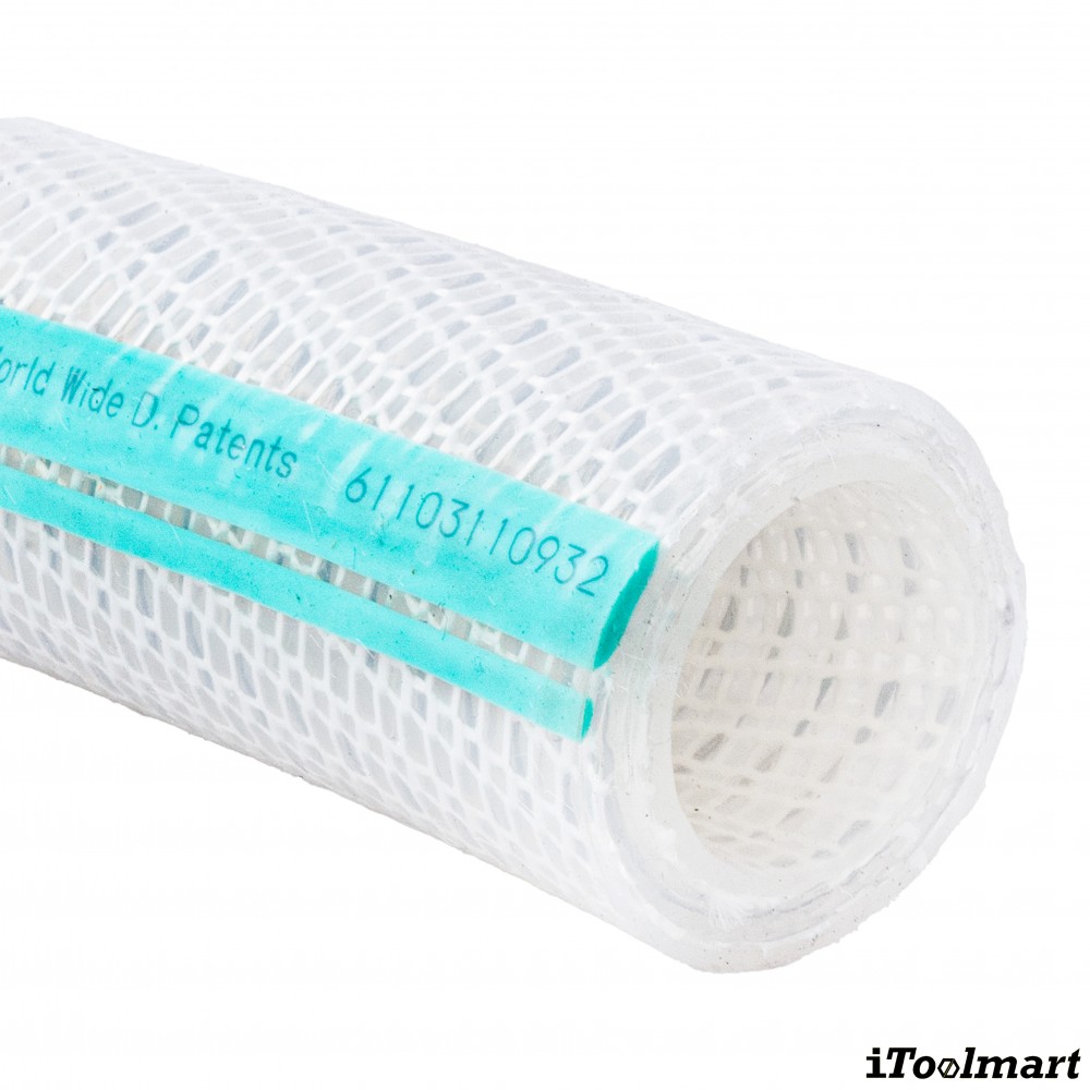 สายยางฟู้ดเกรด Silicone Rubber TOYOX TSIS2 32 สายดูดอเนกประสงค์พร้อมด้ายถัก 2 ชั้น ขนาด 1 1 4 นิ้ว 1 เมตร 