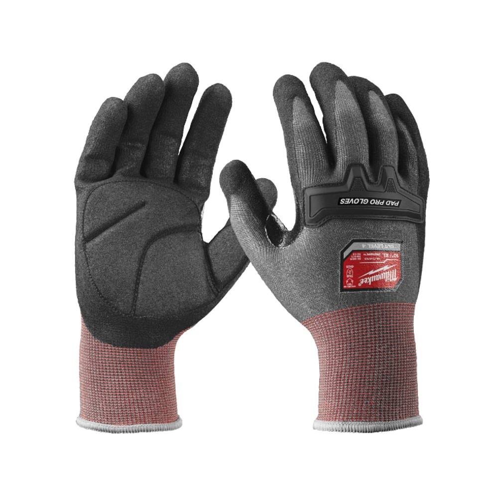 ถุงมือกันบาด Milwaukee PAD PRO Cut D Gloves Size M 4932498502 (8 นิ้ว)