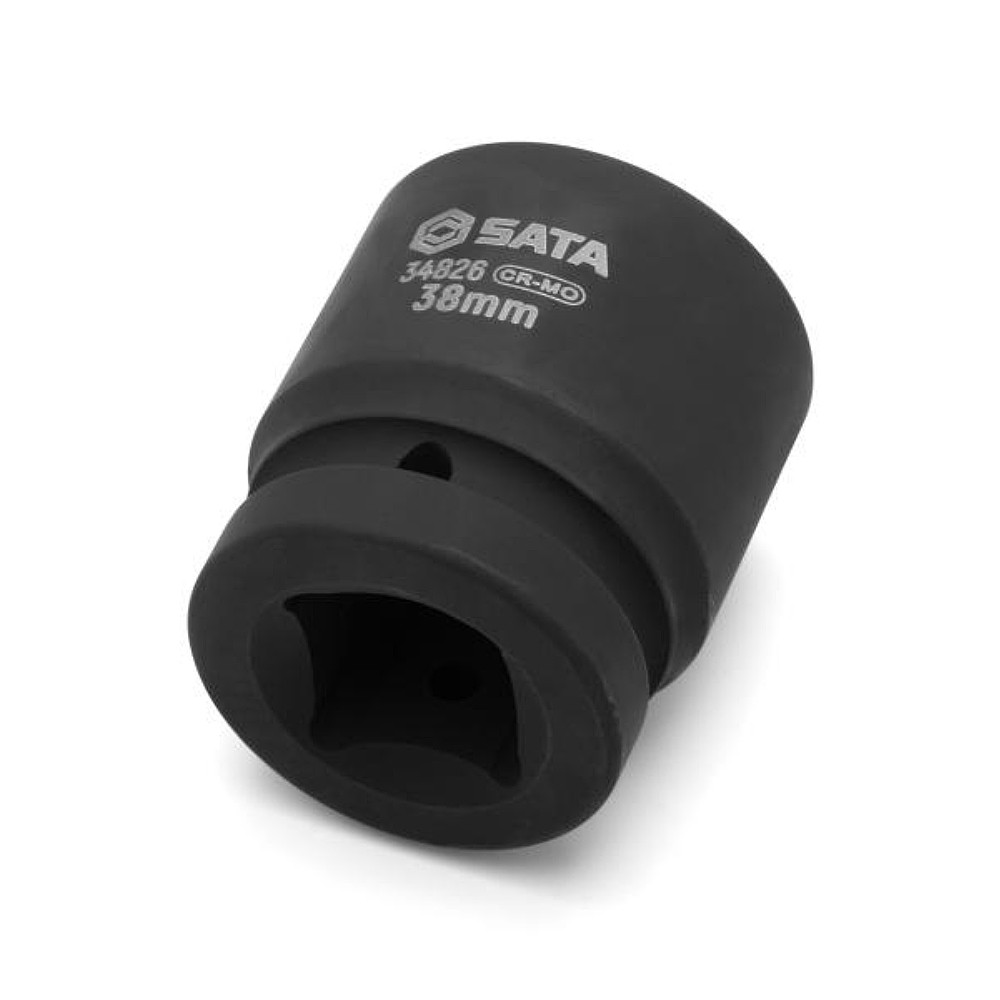 ลูกบล็อกลมสั้น 38 mm.1 นิ้ว 6 เหลี่ยม SATA 34826