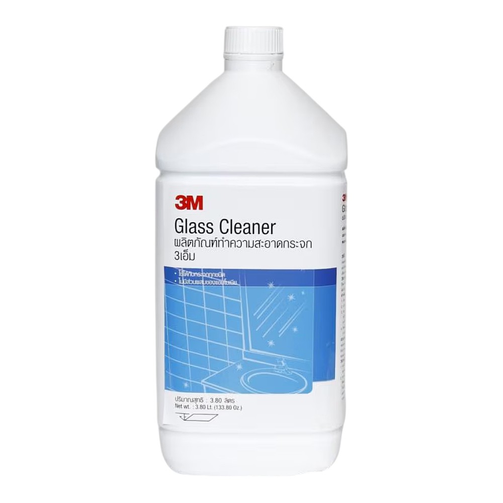 น้ำยาทำความสะอาดกระจก 3M Glass Cleaner Concentrate 7012809163 ขนาด 3.8 L