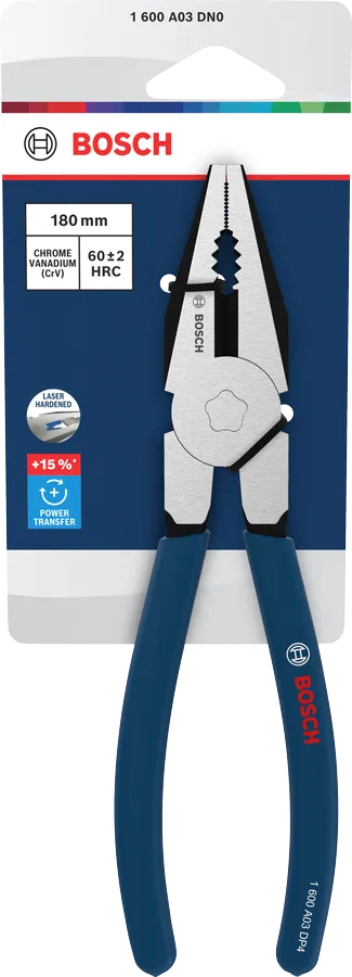 คีมปากตรง BOSCH 1 600 A03 DN0 ขนาด 180 มม 