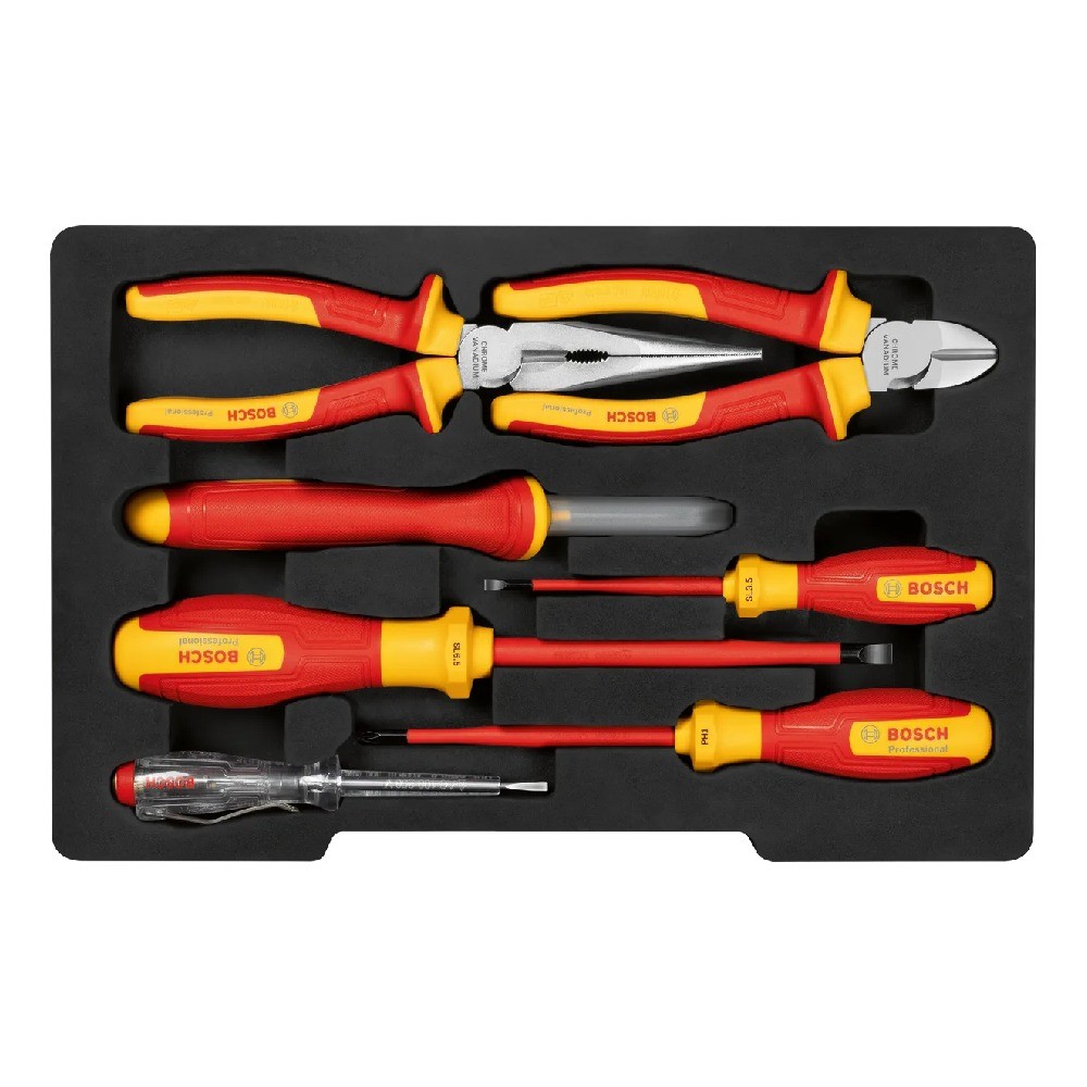 ชุดเครื่องมือกันไฟ VDE BOSCH 1 600 A02 NG3 7 ชิ้น