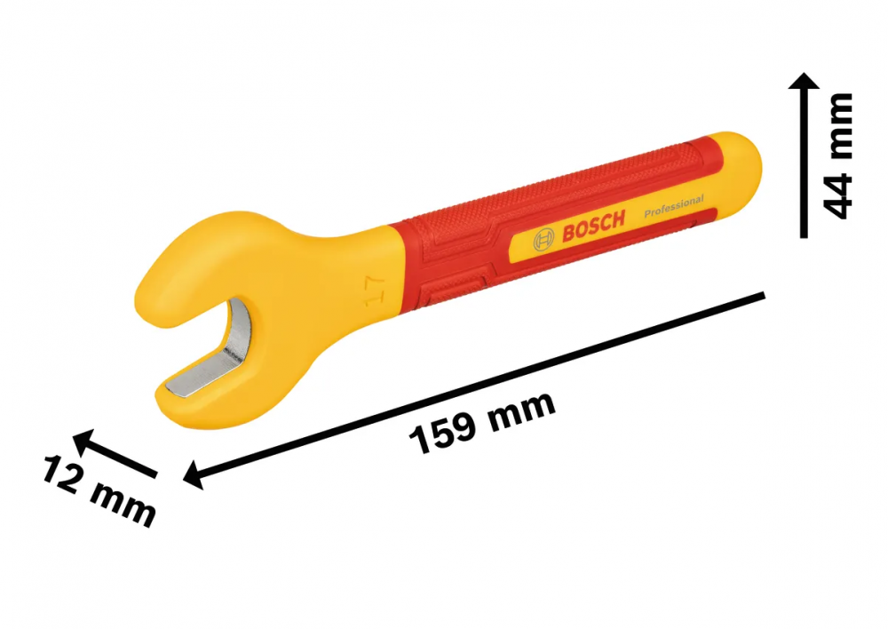 ประแจกันไฟ VDE BOSCH 1 600 A02 NF2 ขนาด 17 มม 