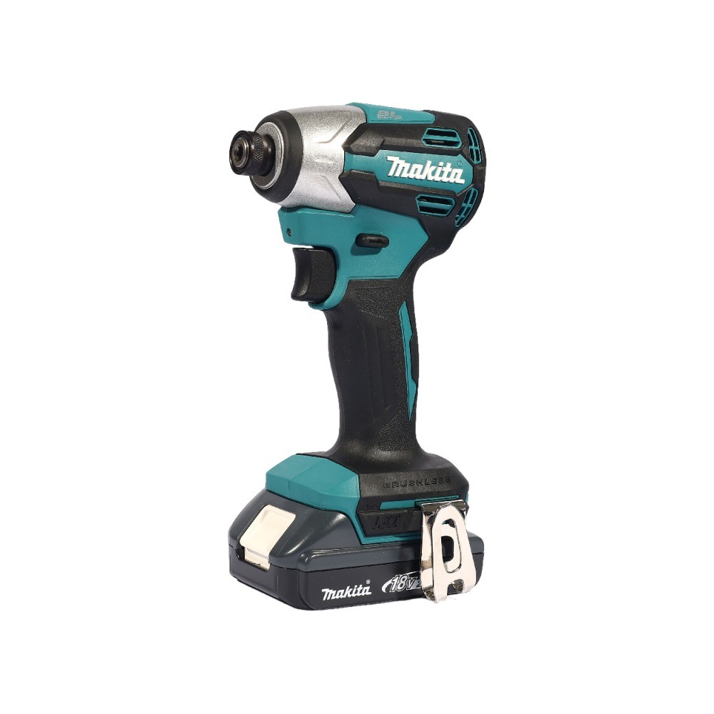 สว่านไขควงกระแทกไร้สาย MAKITA DTD158WVE แรงบิดสูงสุด 170Nm 18V  พร้อมแบตเตอรี่   แท่นชาร์จ