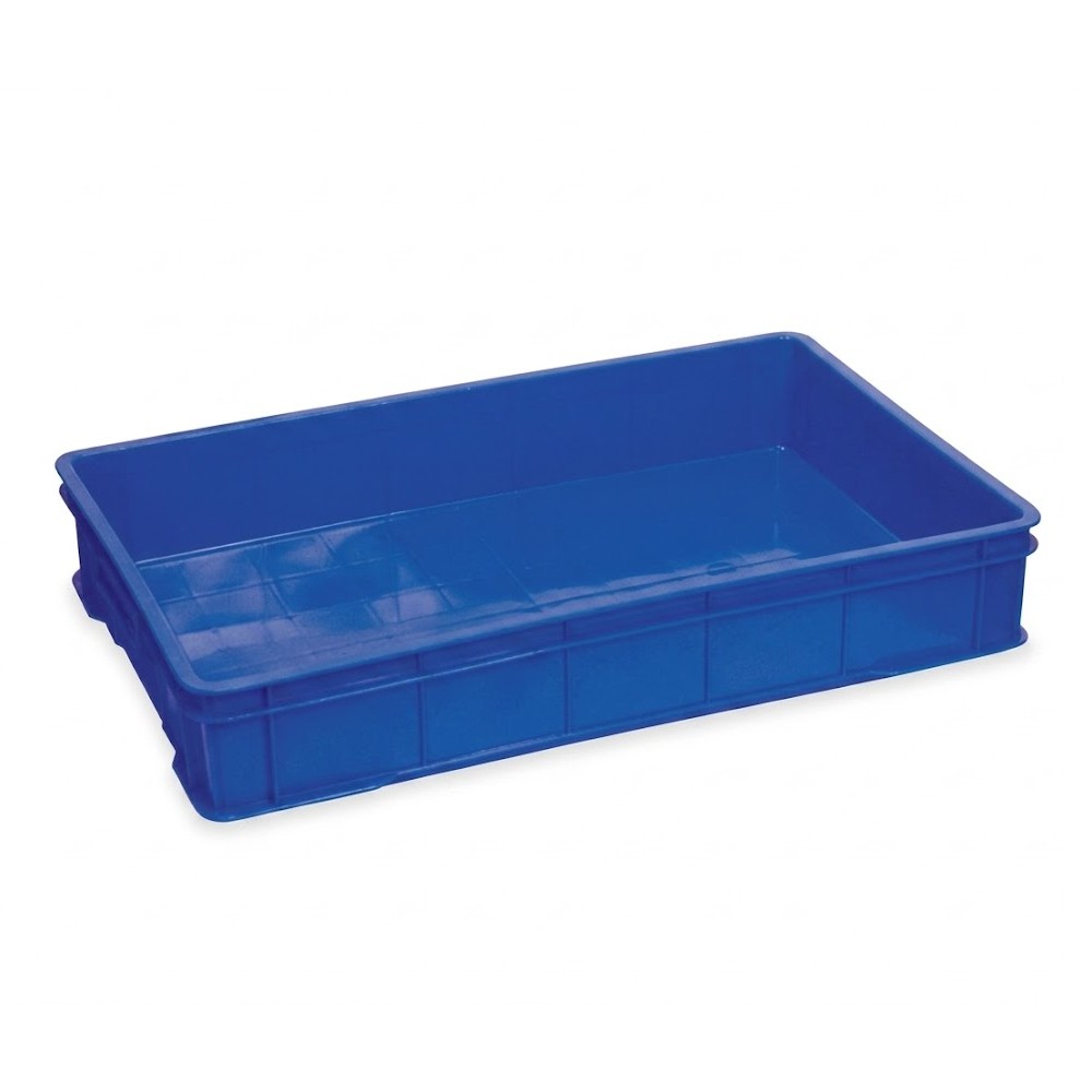 ลังพลาสติกทึบ JBJ 104 สีน้ำเงิน ขนาด 690 x 445 x 115 มม 