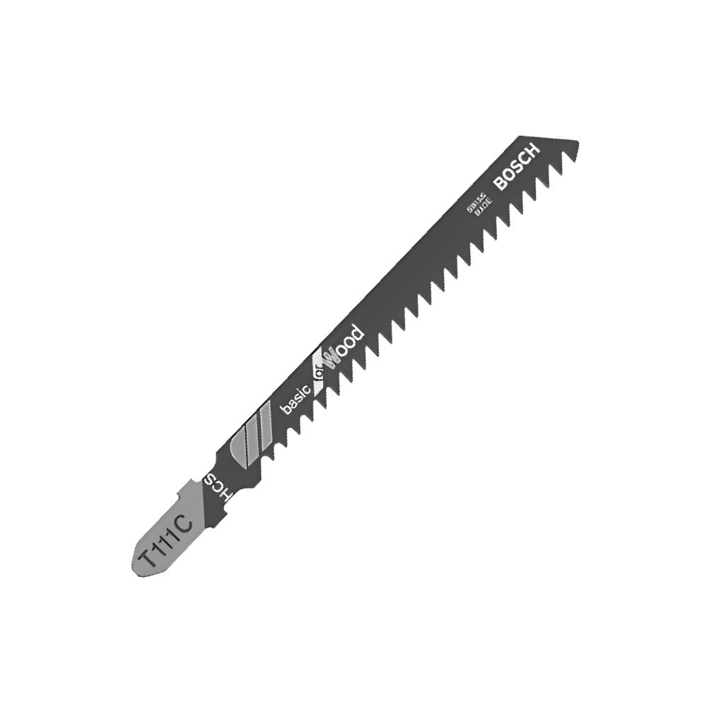 เลื่อยจิ๊กซอว์ T 111 C Basic for Wood BOSCH  สำหรับทำการตัดไม้แบบตรง  Pack100 