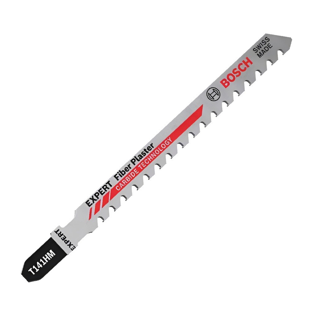 ใบเลื่อยฉลุ ไฟเบอร์ พลาสเตอร์ BOSCH T 141 HM  EXPERT   5 ใบ 