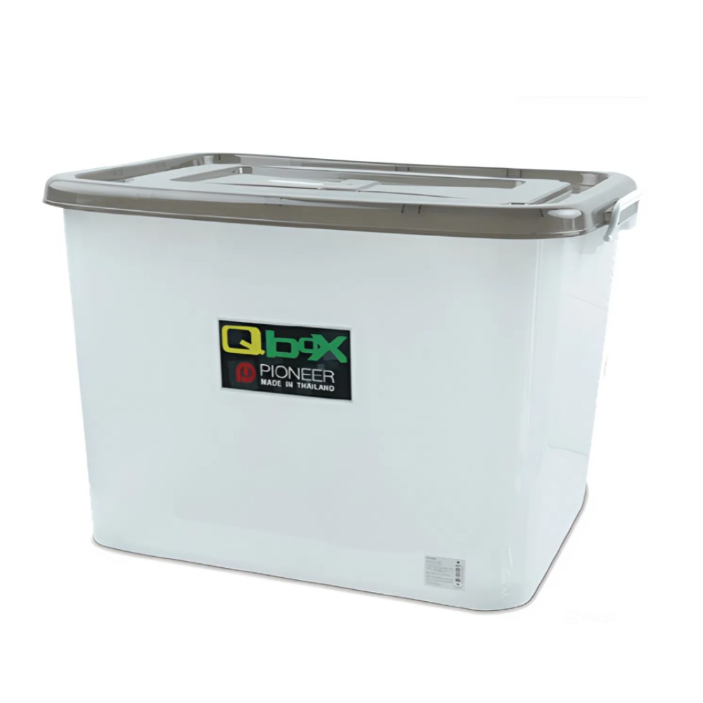 กล่องพลาสติก PIONEER PN3041 พร้อมฝาสีน้ำตาล ความจุ 130L ขนาด 715 x 505 x 495 มม 