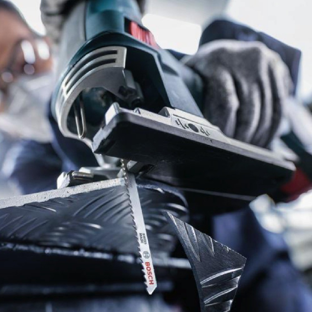 ใบเลื่อยฉลุ อลูมิเนียม BOSCH T 227 D  PRO Aluminium Curve   5 ใบ 