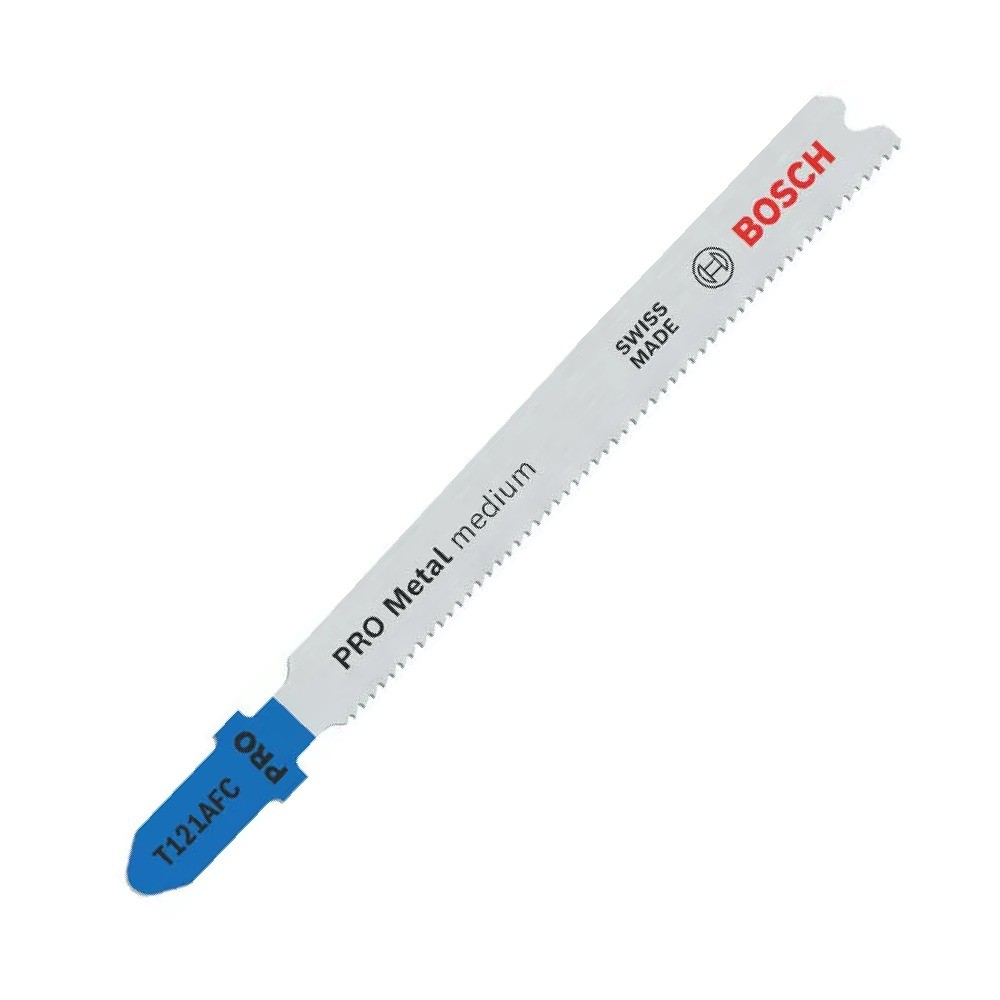ใบเลื่อยจิ๊กซอว์ BOSCH T 121 AFC สำหรับโลหะบาง 1 3 มม   5 ใบ 