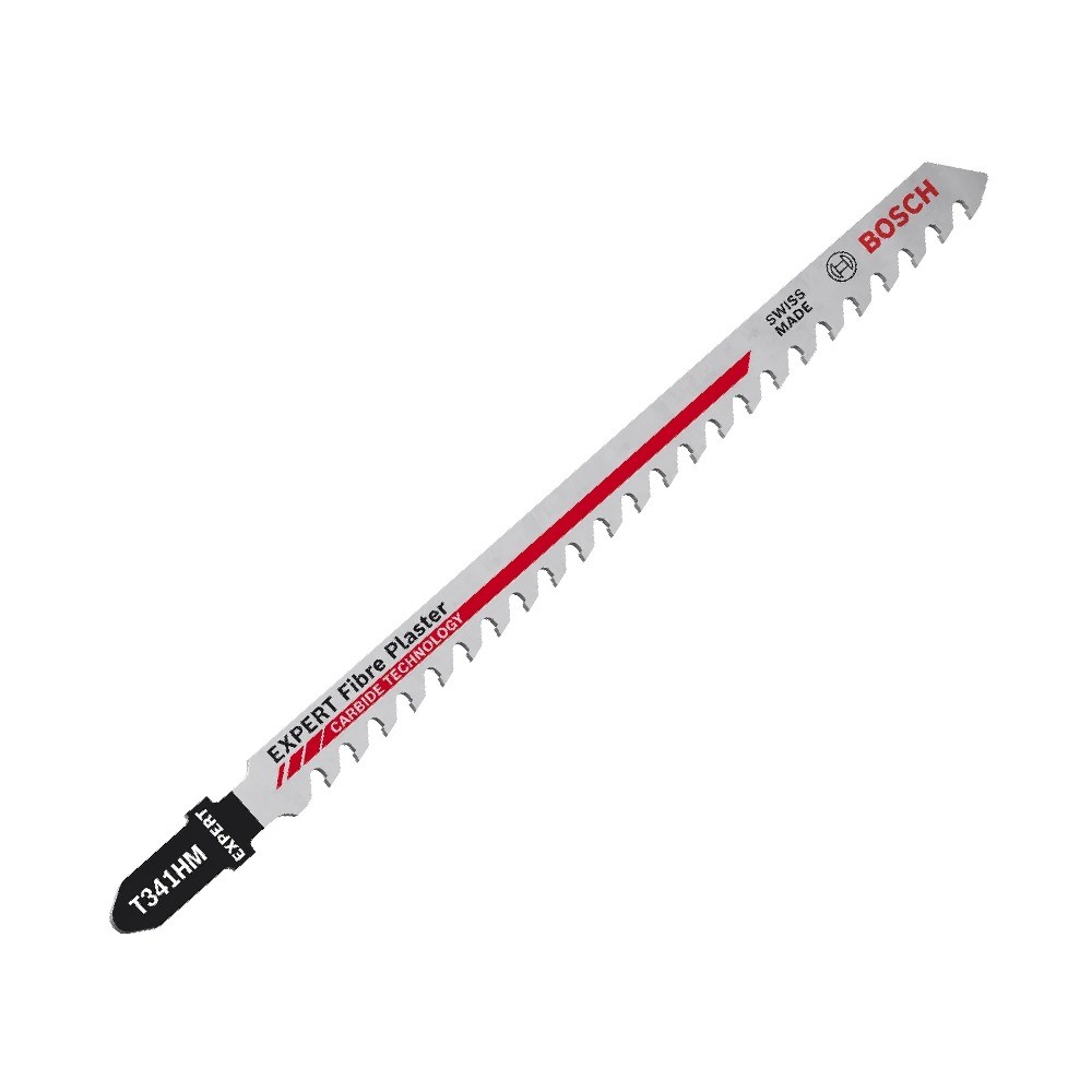 ใบเลื่อยฉลุ ไฟเบอร์ พลาสเตอร์ BOSCH T 341 HM  EXPERT   3 ใบ 