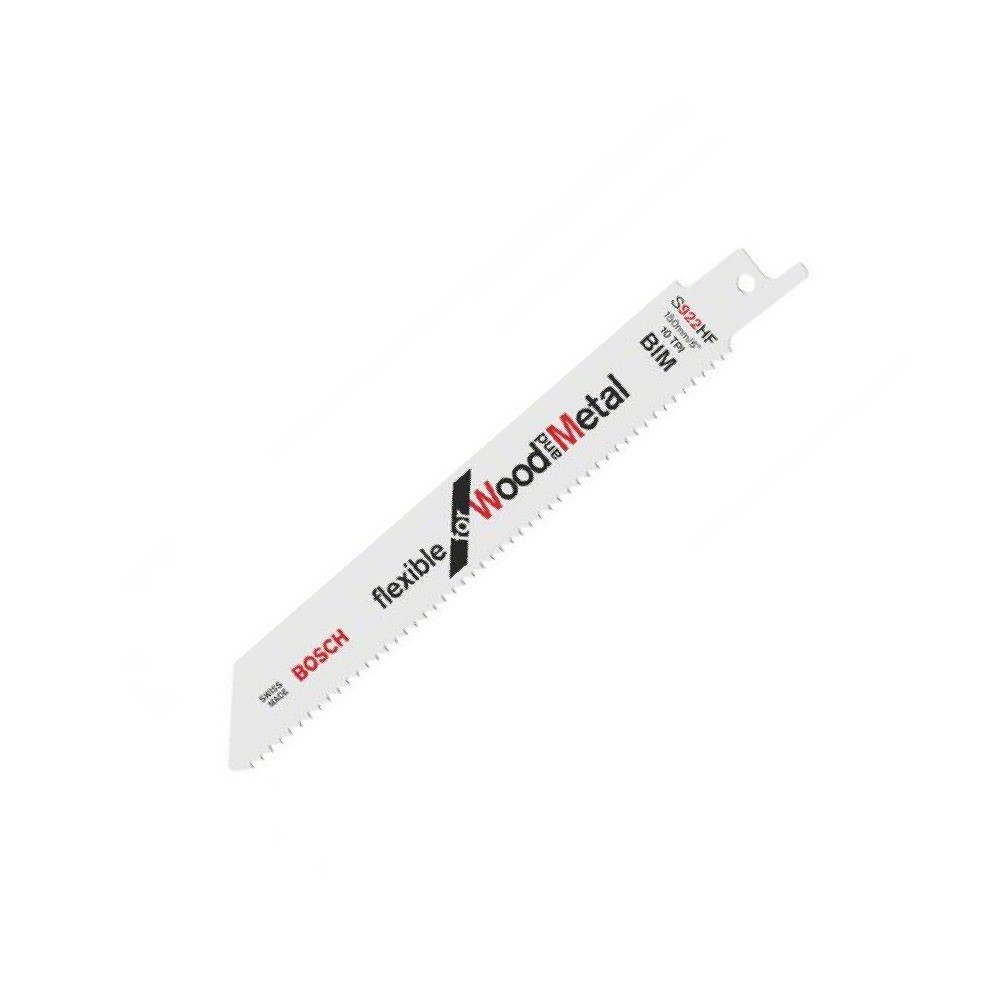 ใบเลื่อยเซเบอร์ซอว์ BOSCH S 922 HF  2 ใบ 