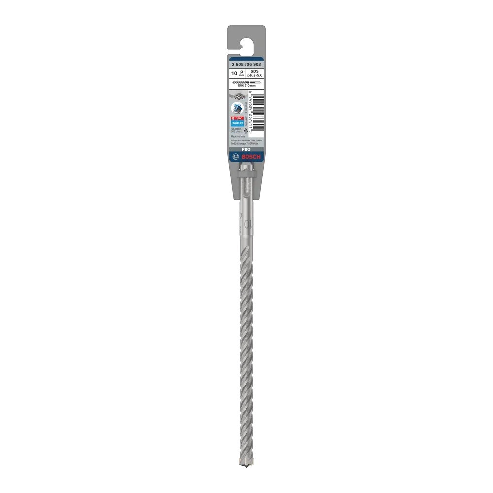 ดอกสว่านโรตารี่ BOSCH 2 608 706 903 PRO SDS PLUS 5X ขนาด 10 x 150 x 210 มม 