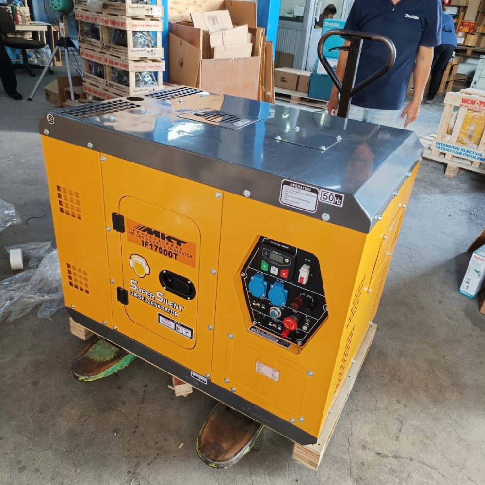 เครื่องปั่นไฟฟ้าดีเซล MKT IF17000T Super Silent Diesel Generator ชนิดเสียงเงียบ กำลังไฟสูงสุด 11 kW