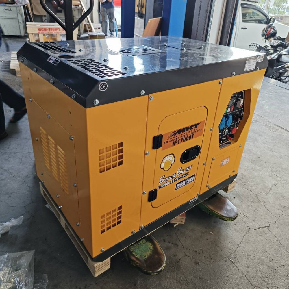 เครื่องปั่นไฟฟ้าดีเซล MKT IF17000T Super Silent Diesel Generator ชนิดเสียงเงียบ กำลังไฟสูงสุด 11 kW