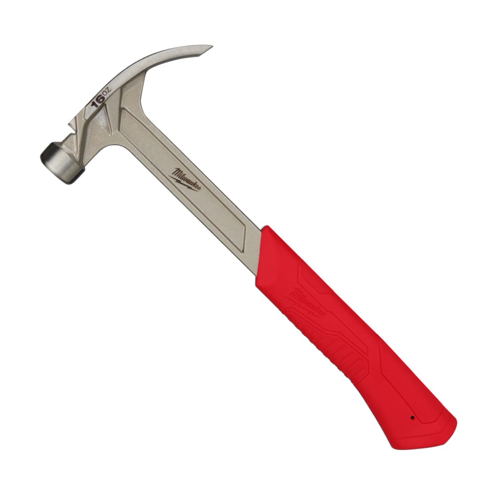 ค้อนหงอน ผิวเรียบ Milwaukee 48 22 9018 Smooth Face Hybrid Claw Hammer ขนาด 16 ออนซ์&nbsp; 454 กรัม 