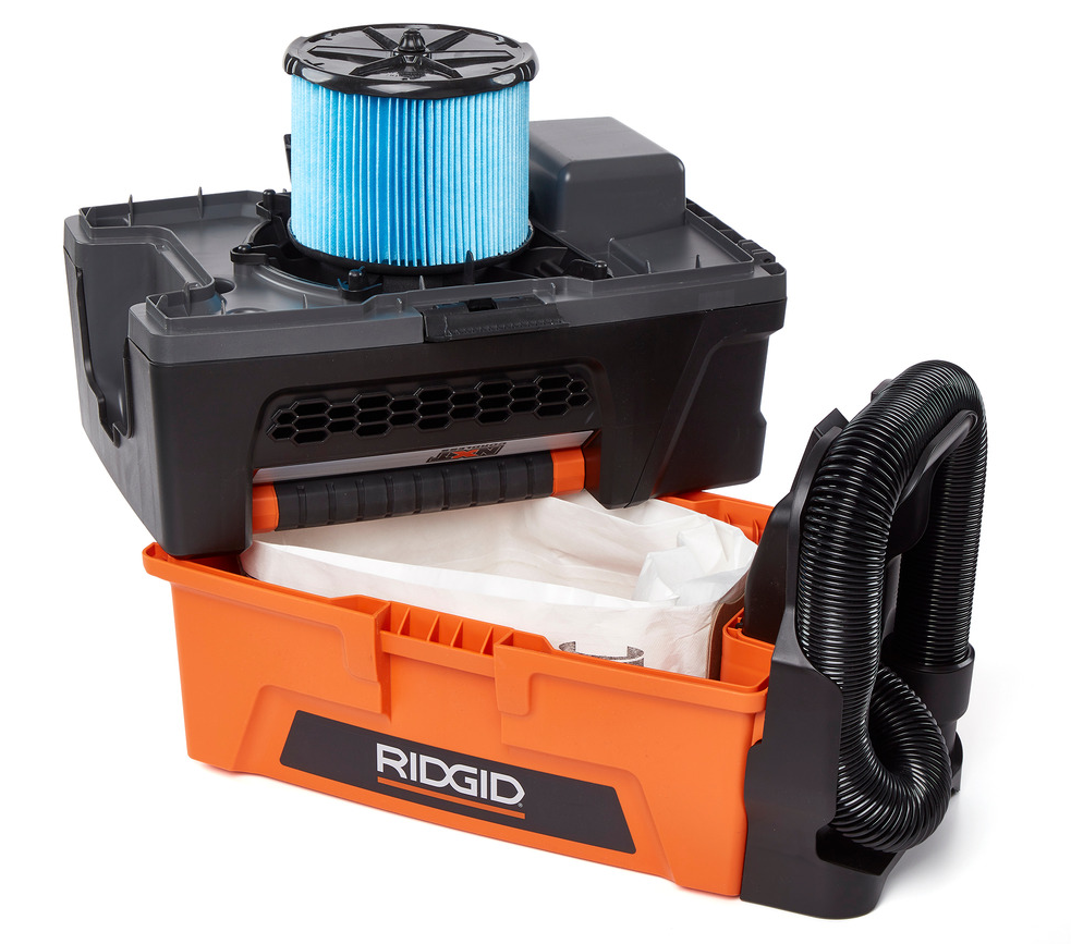 ไส้กรองฝุ่น RIDGID VF3500 แบบ 3 ชั้น สีฟ้า ขนาด 1 2 นิ้ว