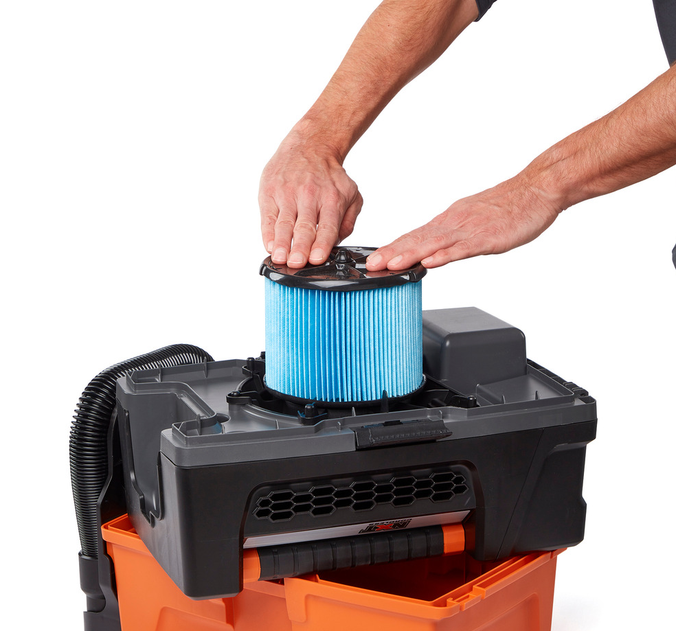 ไส้กรองฝุ่น RIDGID VF3500 แบบ 3 ชั้น สีฟ้า ขนาด 1 2 นิ้ว
