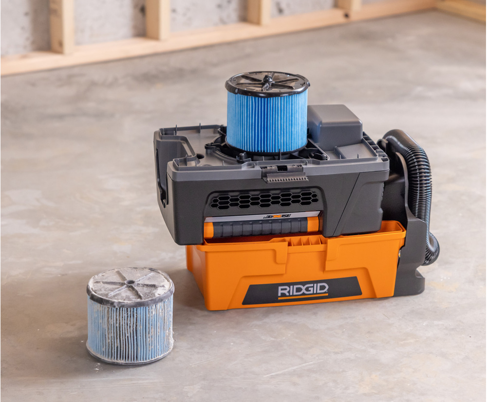 ไส้กรองฝุ่น RIDGID VF3500 แบบ 3 ชั้น สีฟ้า ขนาด 1 2 นิ้ว