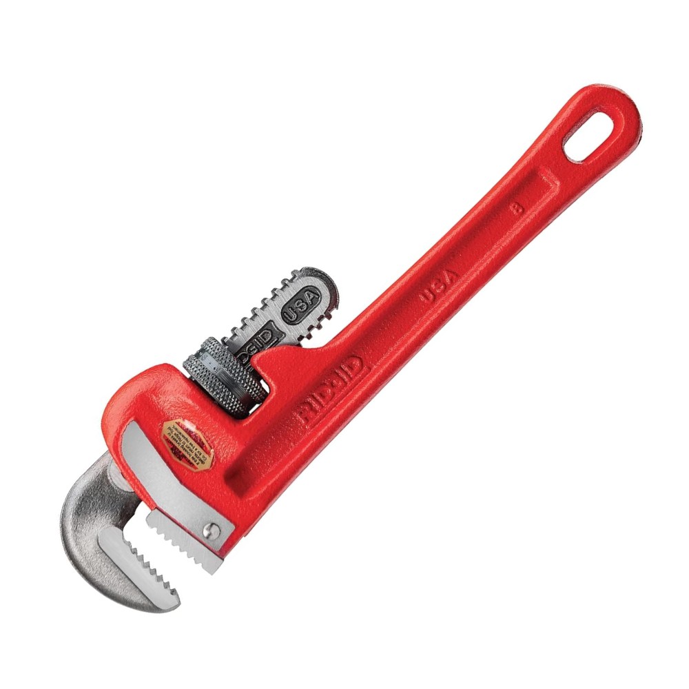 ประแจจับท่อ RIDGID 31005 แบบด้ามตรง ขนาด 8 นิ้ว  จับท่อสูงสุด 1 นิ้ว 