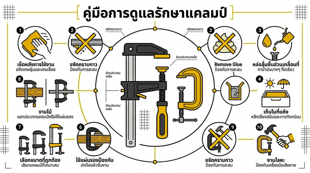 แคลมป์ หลวม มีวิธีซ่อมไหม หรือควรซื้อใหม่