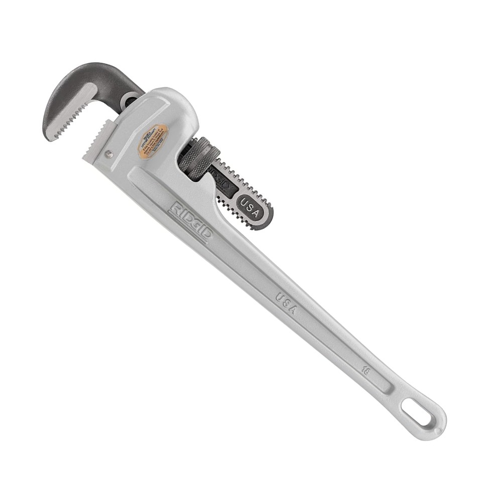 ประแจจับท่อ RIDGID 31100  818 ด้ามอลูมิเนียม ขนาด 18 นิ้ว  จับท่อสูงสุด 2 1 2  นิ้ว 