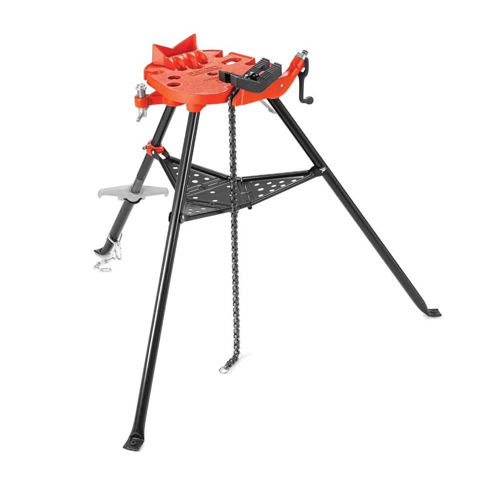 ปากกาจับท่อ RIDGID 40130  40 A พร้อมขาตั้ง ความจุ 3   60 มม 