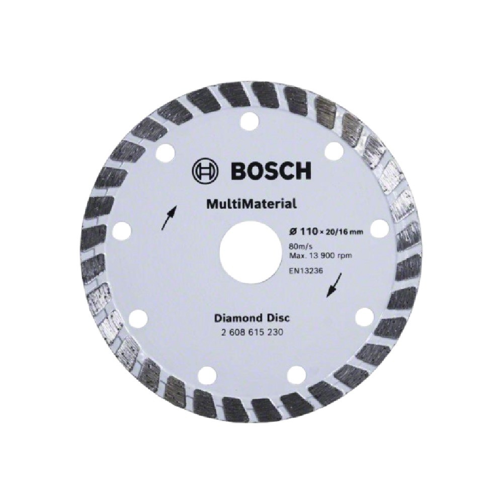 ใบตัดเพชร BOSCH 2 608 615 230 รุ่น Multi Material ขนาด 110 มม 