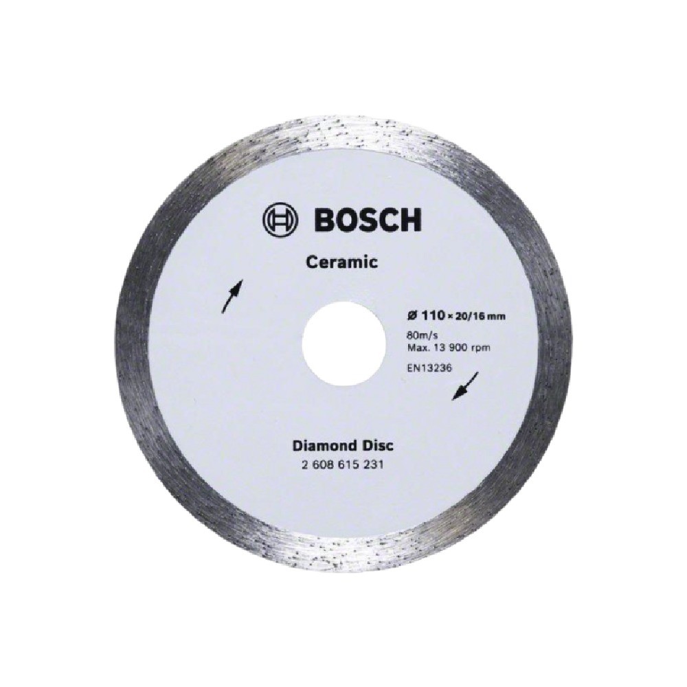 ใบตัดเพชร BOSCH 2 608 615 231 รุ่น Ceramic ขนาด 110 มม 
