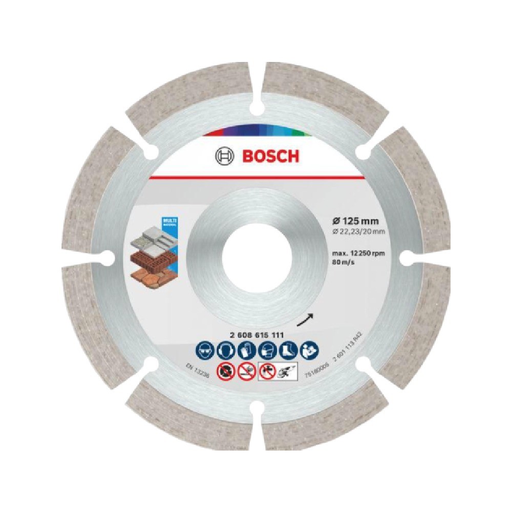 ใบตัดเพชร BOSCH 2 608 615 111 รุ่น Standard for Universal ขนาด 125 มม 