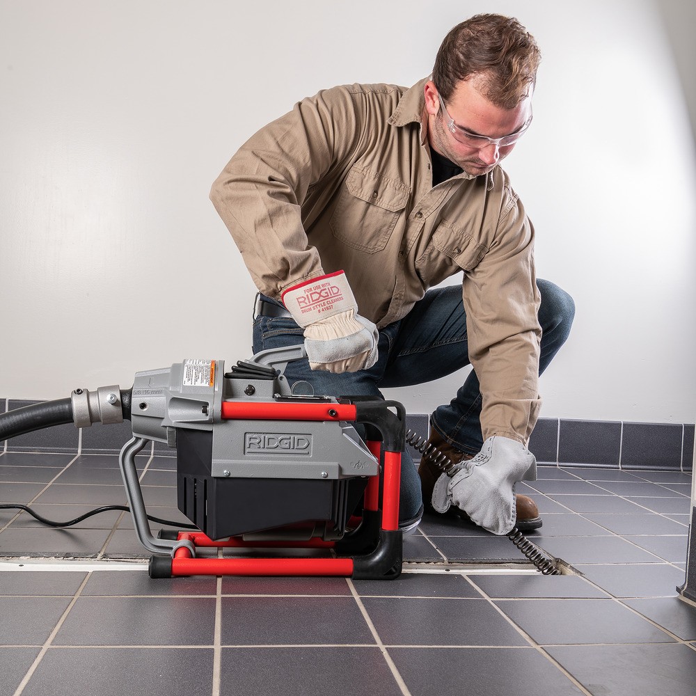 เครื่องทะลวงท่อ RIDGID K 60SP  66512  ขนาด 1 1 4   4 นิ้ว ล้างได้ไกลถึง 38 เมตร