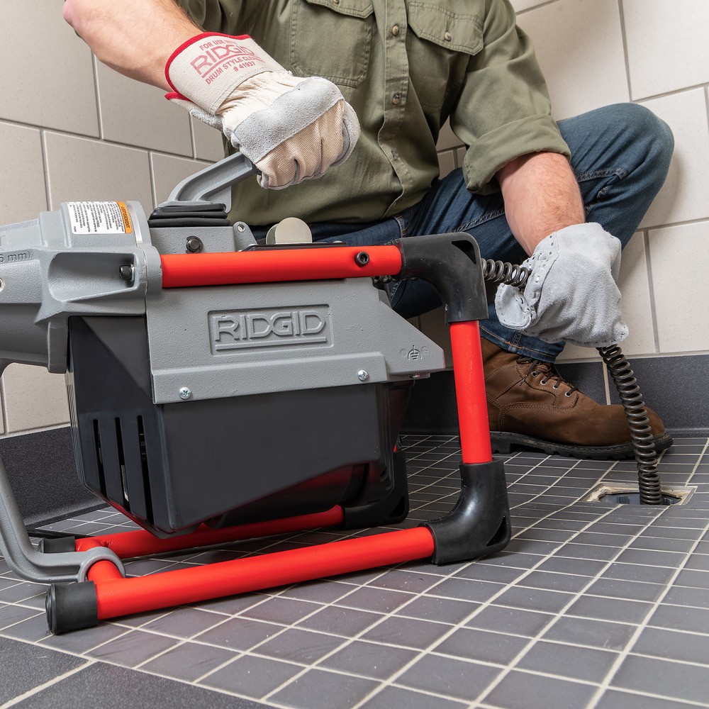 เครื่องทะลวงท่อ RIDGID K 60SP  66512  ขนาด 1 1 4   4 นิ้ว ล้างได้ไกลถึง 38 เมตร