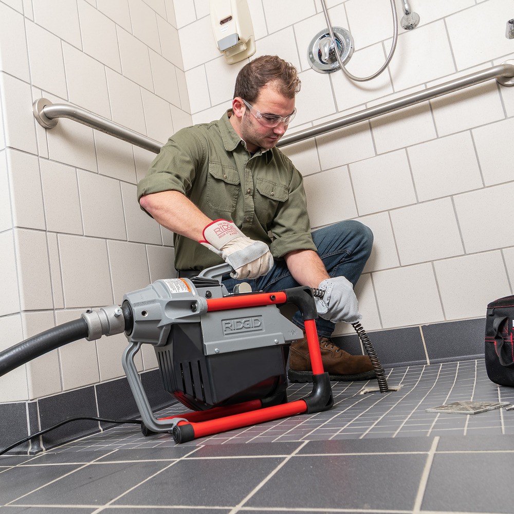 เครื่องทะลวงท่อ RIDGID K 60SP  66512  ขนาด 1 1 4   4 นิ้ว ล้างได้ไกลถึง 38 เมตร