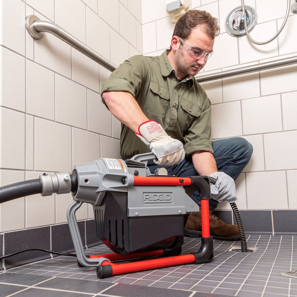 เครื่องทะลวงท่อ RIDGID K 60SP  66512  ขนาด 1 1 4   4 นิ้ว ล้างได้ไกลถึง 38 เมตร