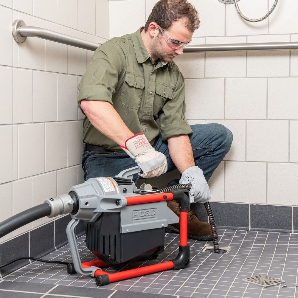 เครื่องทะลวงท่อ RIDGID K 60SP  66512  ขนาด 1 1 4   4 นิ้ว ล้างได้ไกลถึง 38 เมตร