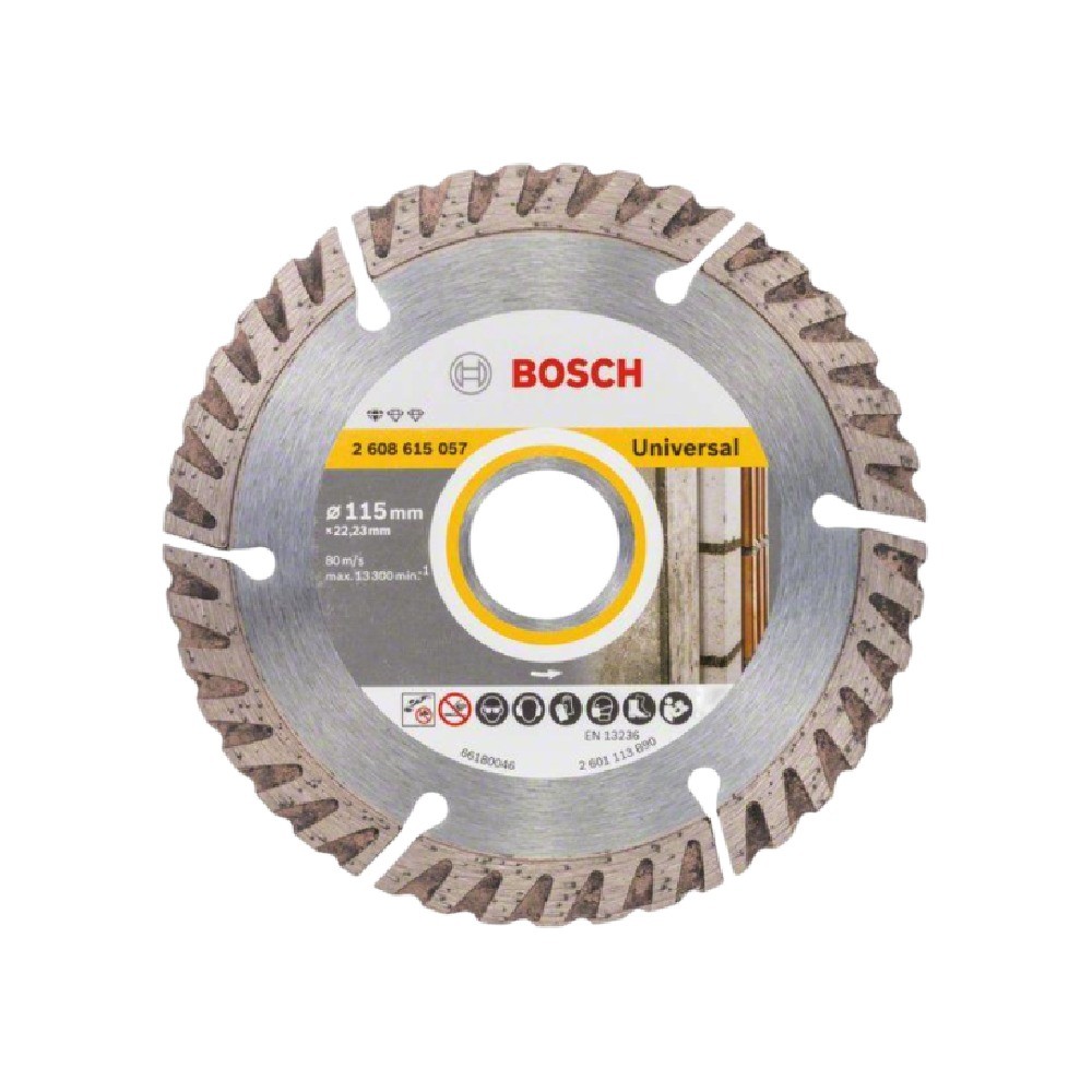 ใบตัดเพชร BOSCH 2 608 615 057 รุ่น PRO for Multi Material ขนาด 115 มม 