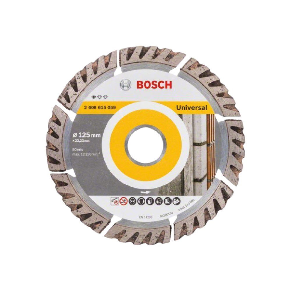 ใบตัดเพชร BOSCH 2 608 615 059 รุ่น PRO for Multi Material ขนาด 125 มม 