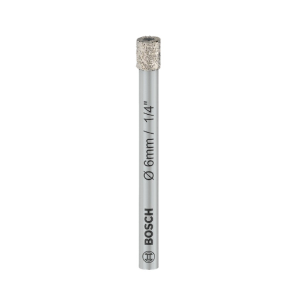 ดอกสว่านเจาะกระเบื้องเพชร BOSCH 2 608 599 049 รุ่น Diamond Hard Tile Drill Bit ขนาด 6 มม 