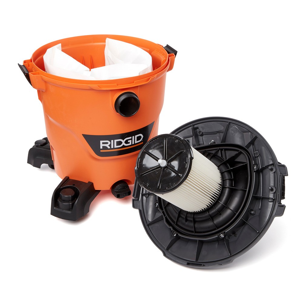 ไส้กรองฝุ่น RIDGID VF4000 แบบ 1 ชั้น สีขาว สำหรับเครื่องดูดฝุ่น