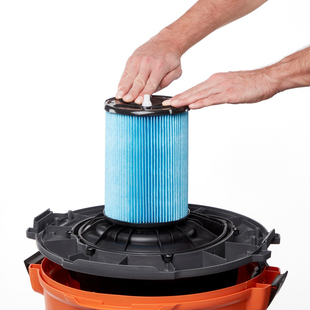 ไส้กรองฝุ่น RIDGID VF5000 แบบ 3 ชั้น สีฟ้า สำหรับเครื่องดูดฝุ่น
