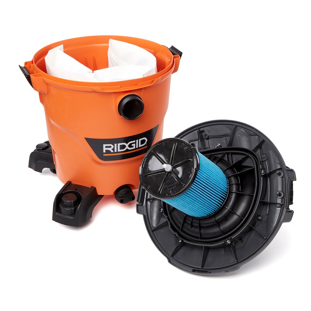 ไส้กรองฝุ่น RIDGID VF5000 แบบ 3 ชั้น สีฟ้า สำหรับเครื่องดูดฝุ่น